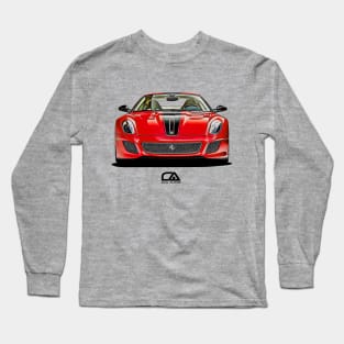 Ferrari 599 GTO Illustration Long Sleeve T-Shirt